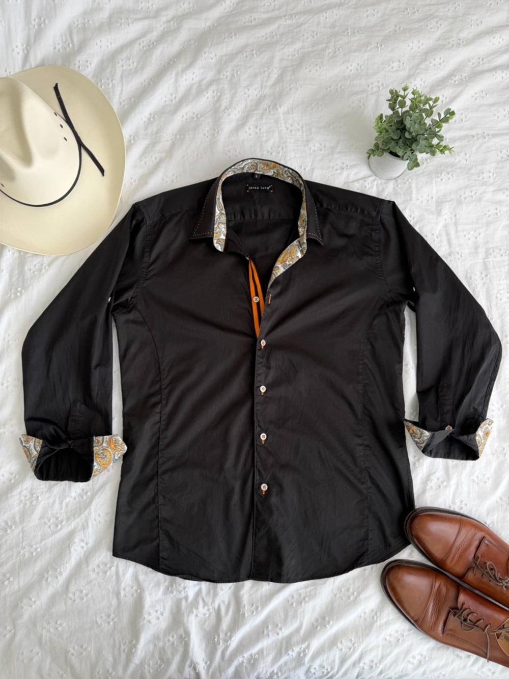 Jared Lang Button‑Up Shirt